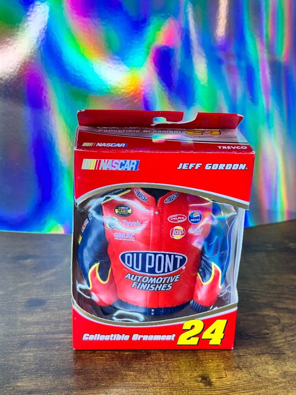 Jeff Gordon Christmas Ornament NASCAR 24 Collectible Trevco 2005. Used.